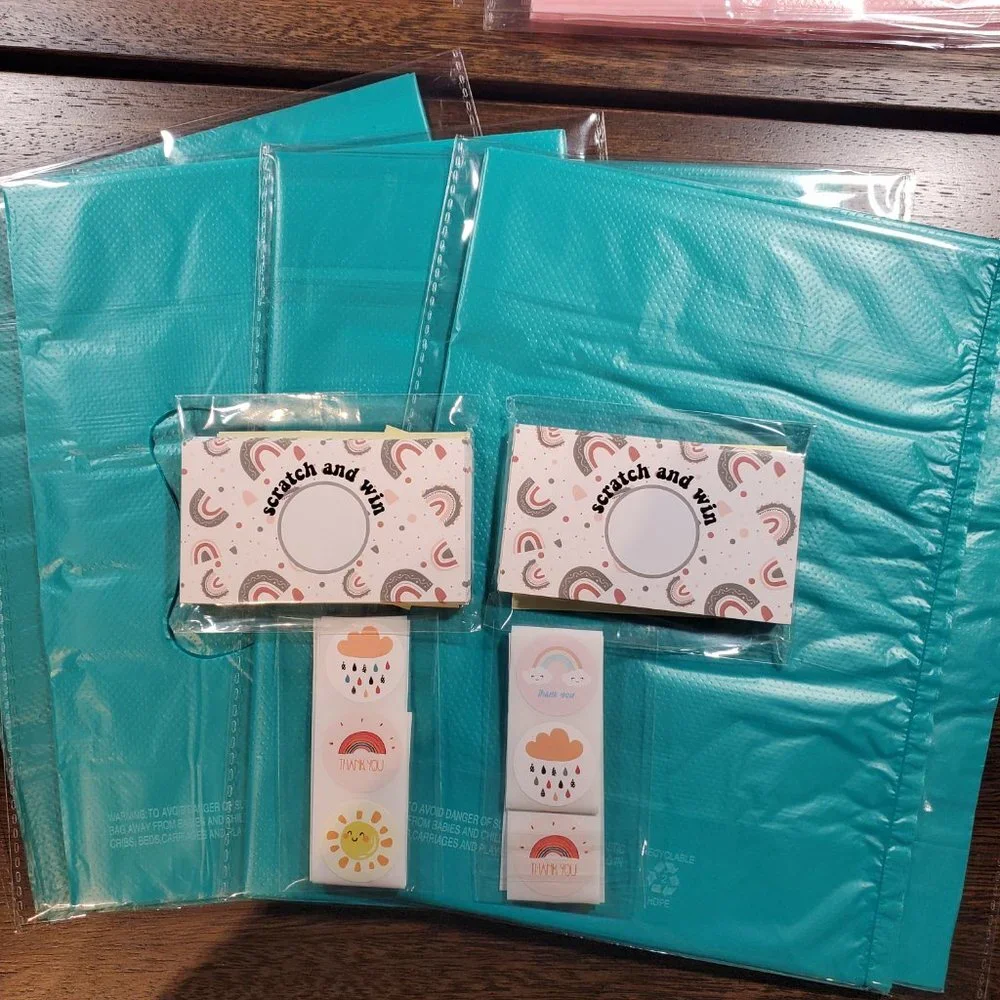 Baby Boy / Unisex Baby Shower-Party-Birthday Bundle - Goodie Bags, Scratch & Win